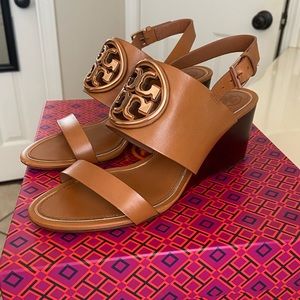 Tory Burch Metal Miller 65mm Wedge